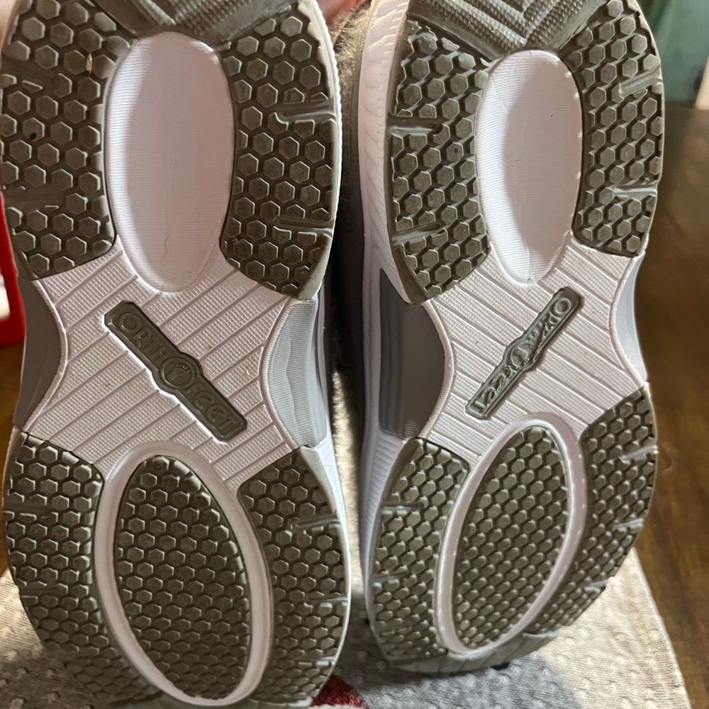 Orth-O-Feet Women's 8.5 W Athletic Sneakers Gray #989 Wool  Walking Shoes - Picture 3 of 9